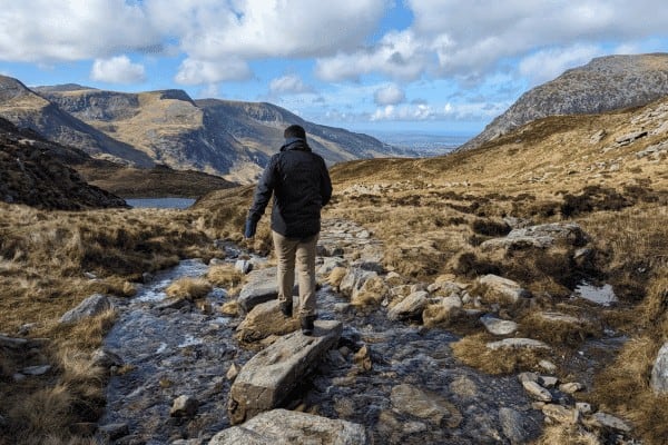 Hiking in Snowdonia National Park, Wales
