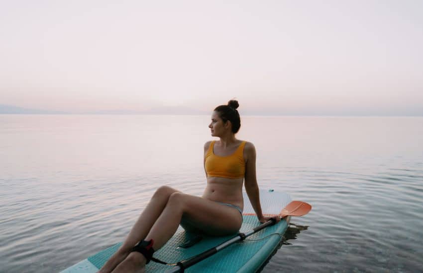 Relaxing on a SUP