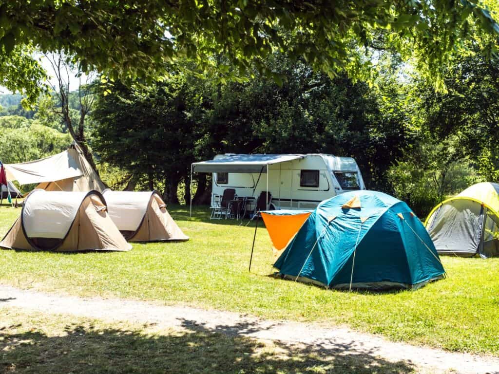 Designated campsite