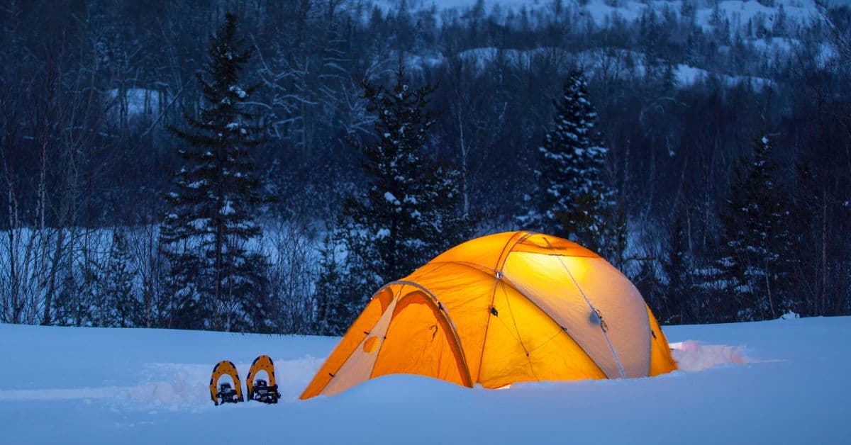 How to insulate a tent for winter camping