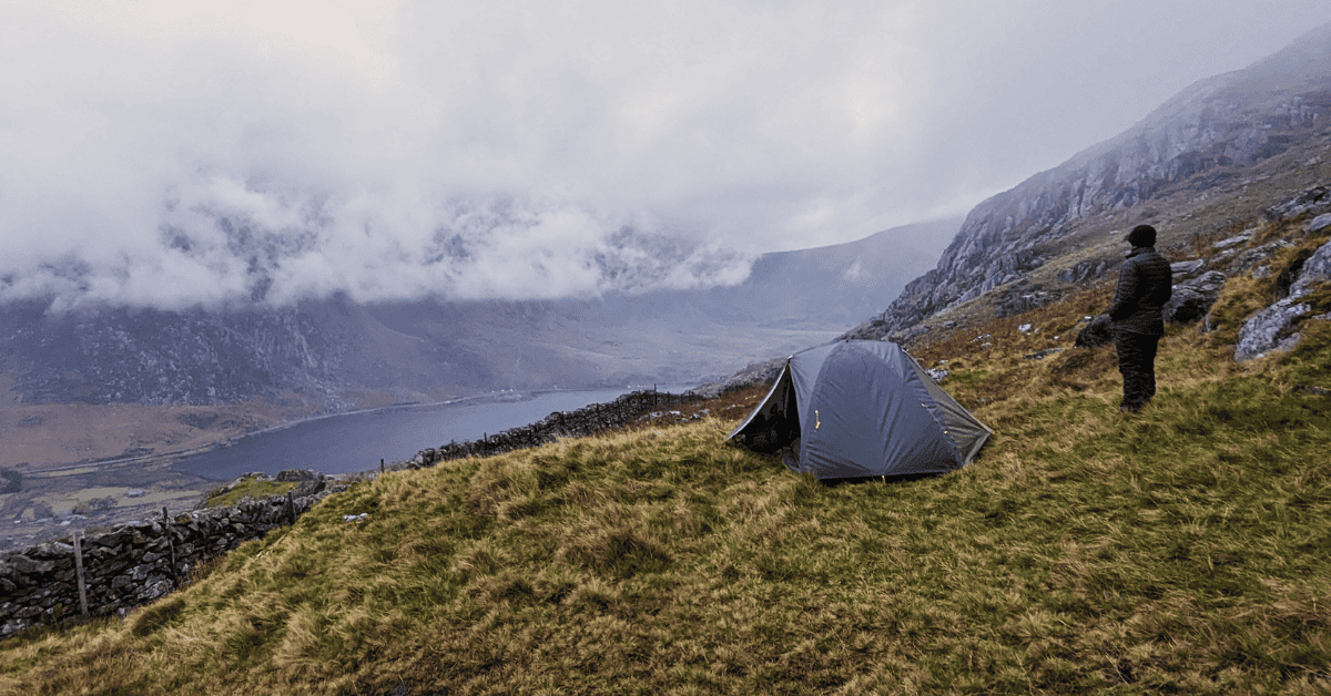 What is a tent footprint. Wild camping in Wales