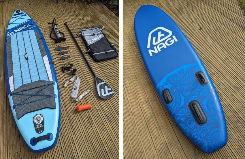 NAGI OUTO Inflatable Paddle board package