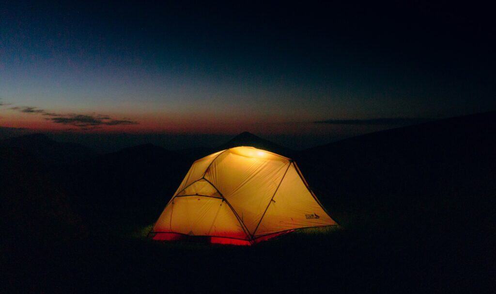 Winter Camping in the UK: Safety Tips & Essential Gear Guide 2 After twilight in tent